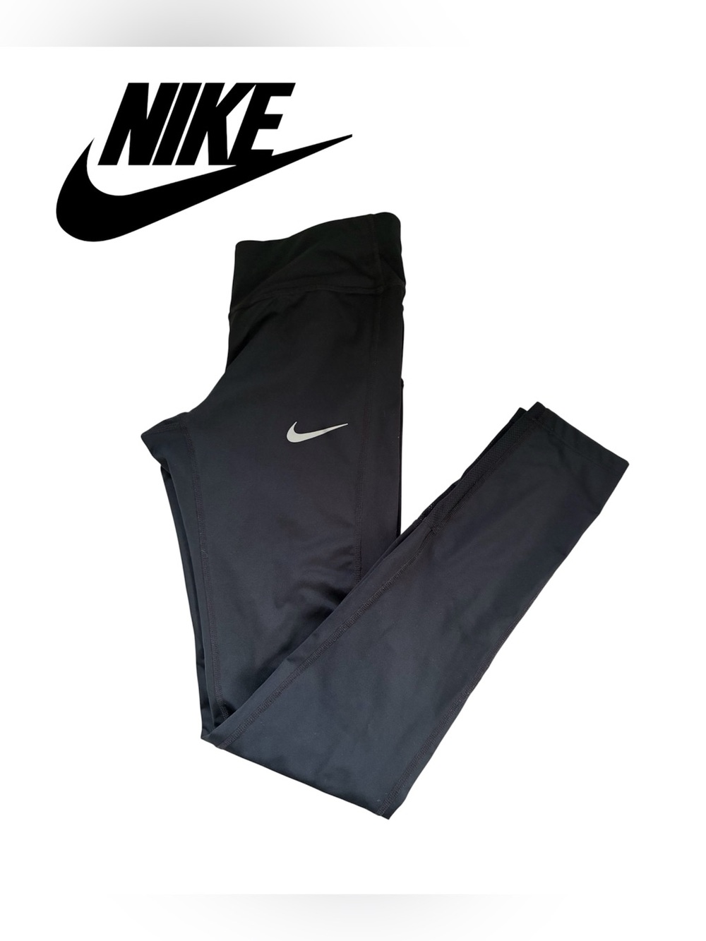 BLACK NIKE LEGGINGS DRI-FIT WOMEN’S XS